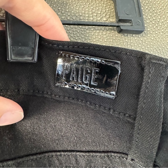 EUC Paige Skinny Black Maternity Jeans Transcend Verdugo size 26 - Picture 8 of 15